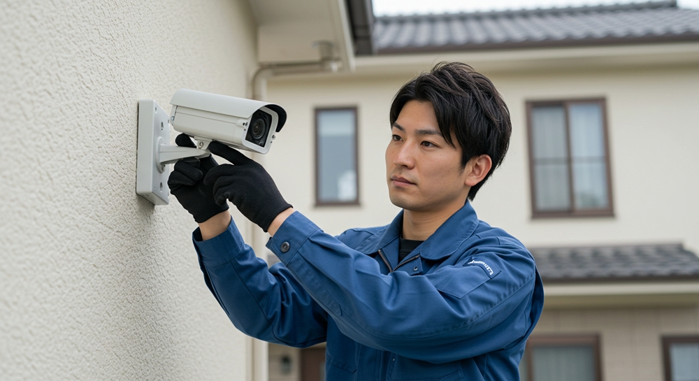 防犯カメラのスマホ連動設置方法とメリット