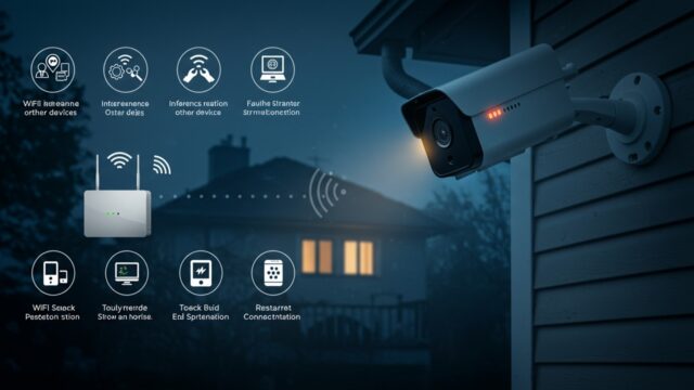 防犯カメラ WiFi接続トラブル 原因
