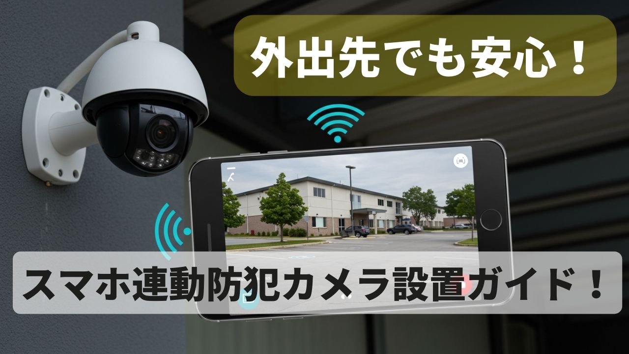 スマホ連動防犯カメラのメリットや落とし穴