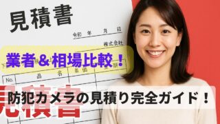 【まるっと解決】防犯カメラ見積りの基本と業者比較の相場完全ガイド